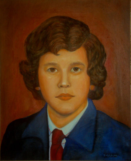 retrato dani Oil Canvas Portrait