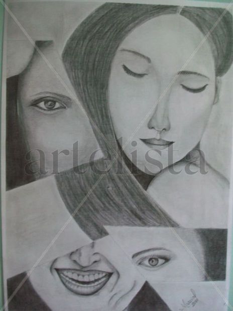 Mujer en partes