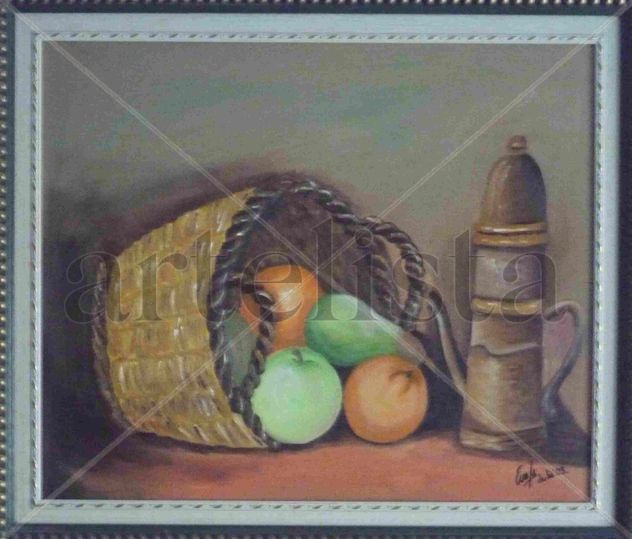 Bodegón con naranjas