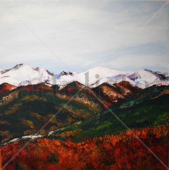 Sierra de Gredos Acrylic Canvas Landscaping