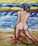 MUJER EN LA PLAYA