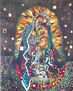 Guadalupana a la Klimt (grabado)