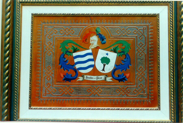 PANEL HERALDICO Leather Skin and leather