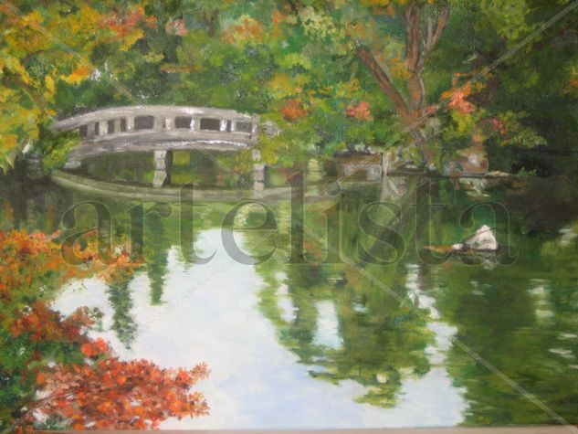 Japón Oil Canvas Landscaping