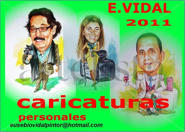 e.vidal caricaturas personales 