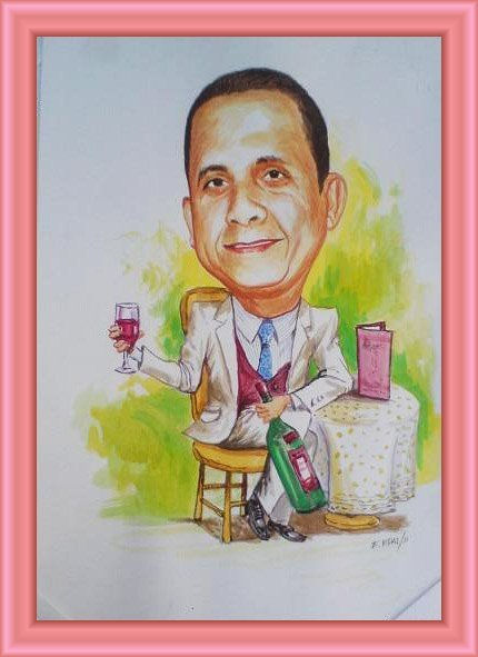 e.vidal caricaturas personales EN ACUARELA