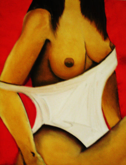 d medio perfil Oil Canvas Nude Paintings