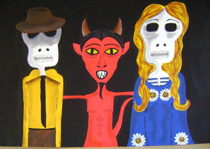 Calaveras y Diablito.