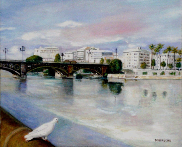 sevilla Óleo Lienzo Paisaje