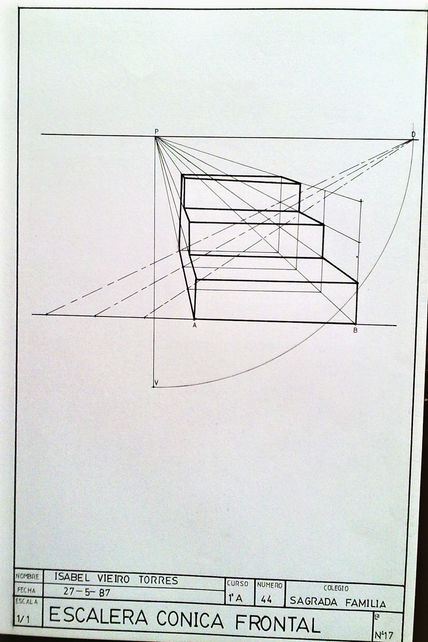 Escalera conica...