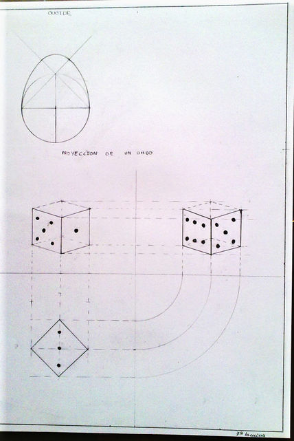 Proyeccion de un dado