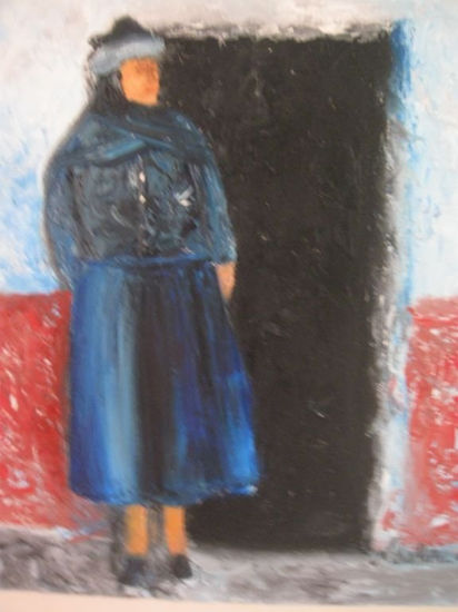 soledad y olvido Oil Canvas Figure Painting