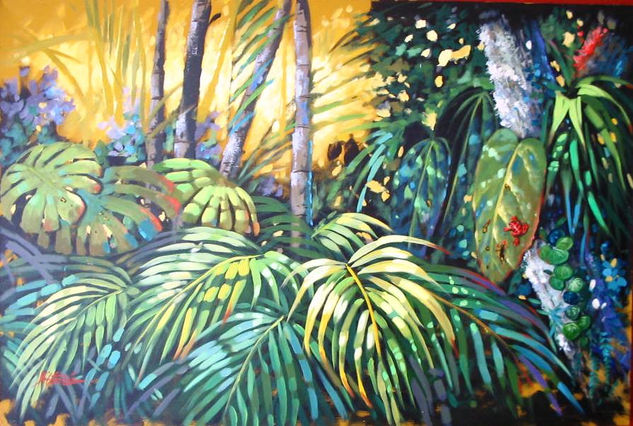 vegetacion magica 2 Oil Canvas Landscaping