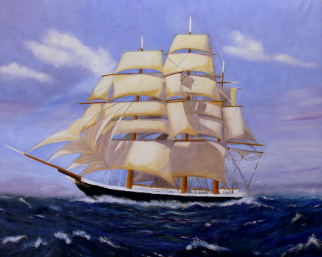 Velero de tres mástiles