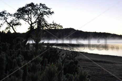 Amanecer en el lago