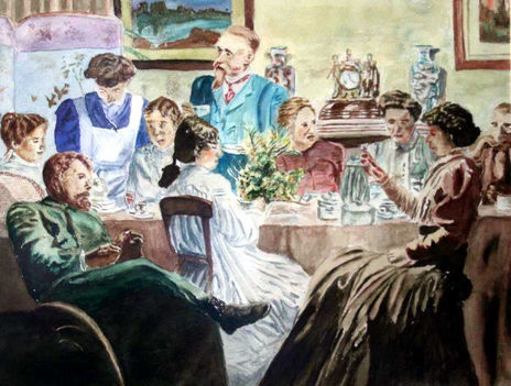 Familia del pintor...