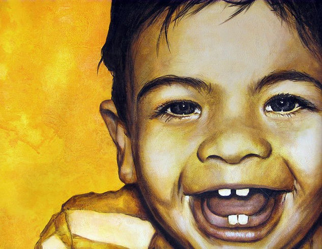 Rodrigo (detalle) Acrylic Canvas Portrait