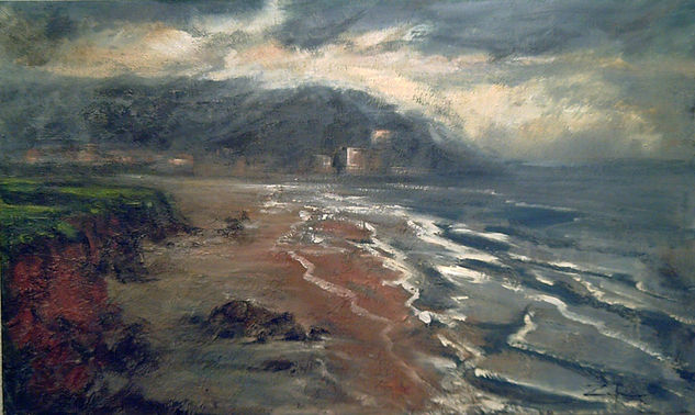 BRUMA EN MONTE JATA Acrylic Panel Marine Painting