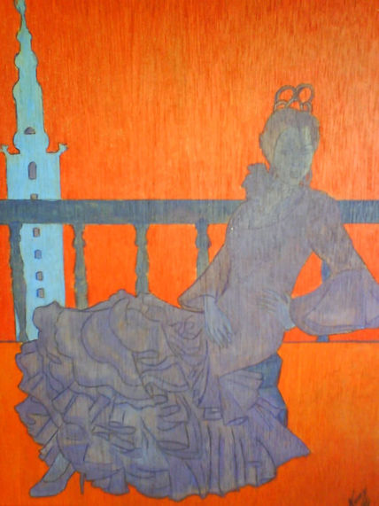 Mujer flamenca