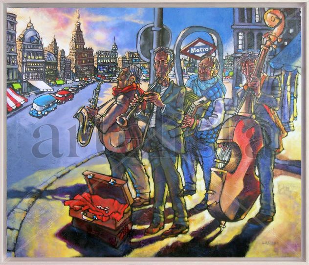 Músicos callejeros