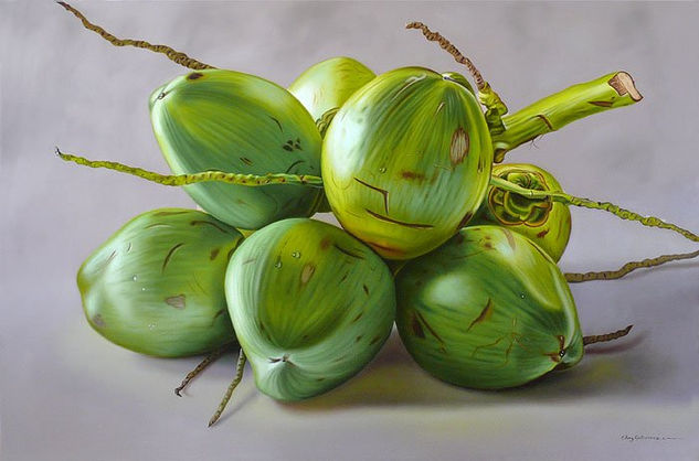 Cocus nucifera Oil Canvas Still Life Paintings