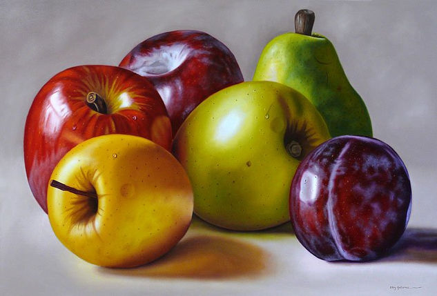 Frutas Frías Oil Canvas Still Life Paintings