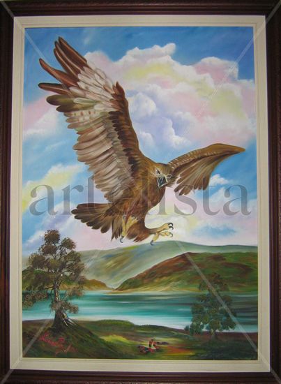 Águila Oil Canvas Animals