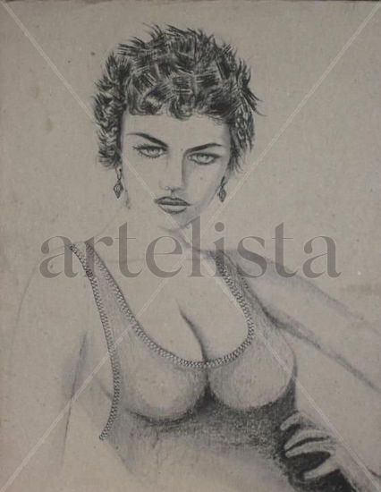 la Diosa de carton Charcoal