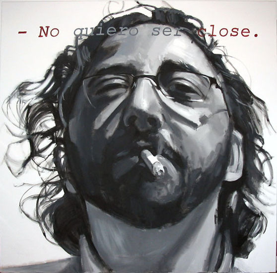 Homenaje a Chuck Close Acrylic Canvas Portrait