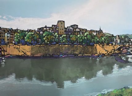 Rio Tiber ( Roma )