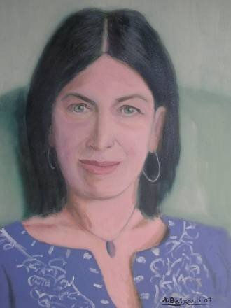 Paloma Óleo Lienzo Retrato