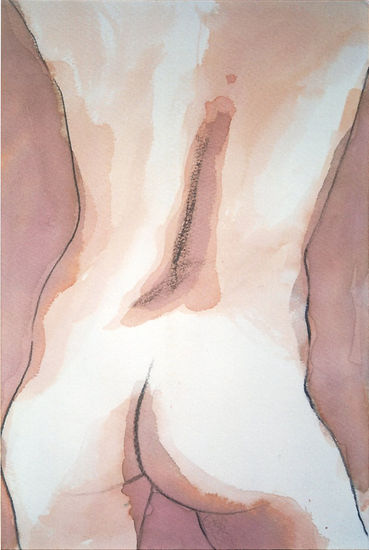 de piel III Media Mixta Lienzo Desnudos