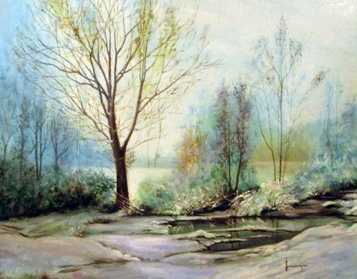 Invernal Oil Canvas Landscaping