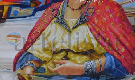 Dessins aux crayons de couleur Faber-Castel  sur papier Canson blanc