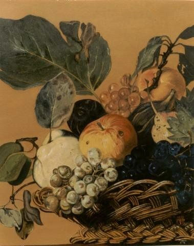 Canestra di frutta Oil Canvas Still Life Paintings