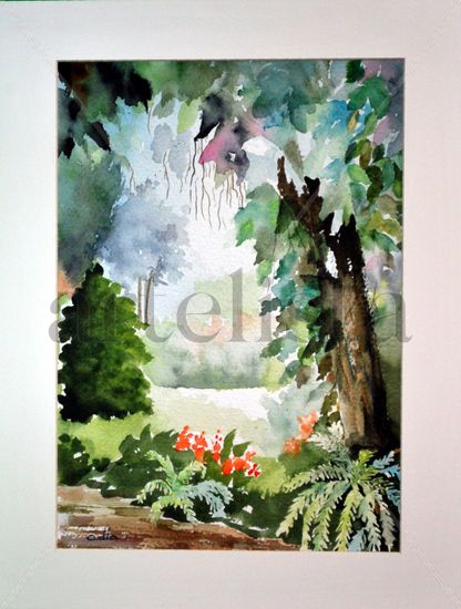 JARDIN TROPICAL Watercolour Paper Landscaping