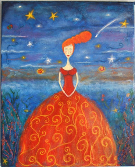 princesa sin título Oil Canvas Figure Painting