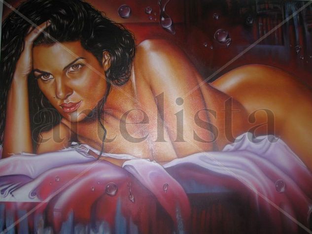 gotas de sensualidad Oil Canvas Nude Paintings