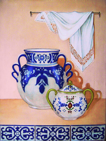 Jarra y azucarera