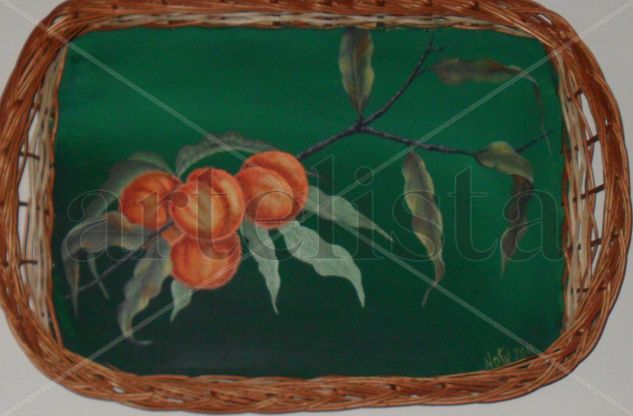 duraznero Acrylic Canvas Floral Painting