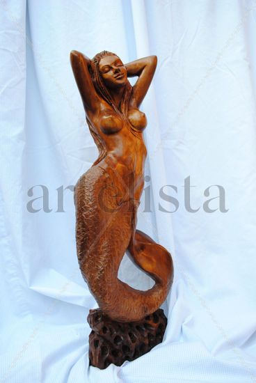 sirena Madera Figurativa