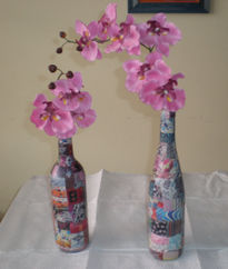 Botellas decoradas