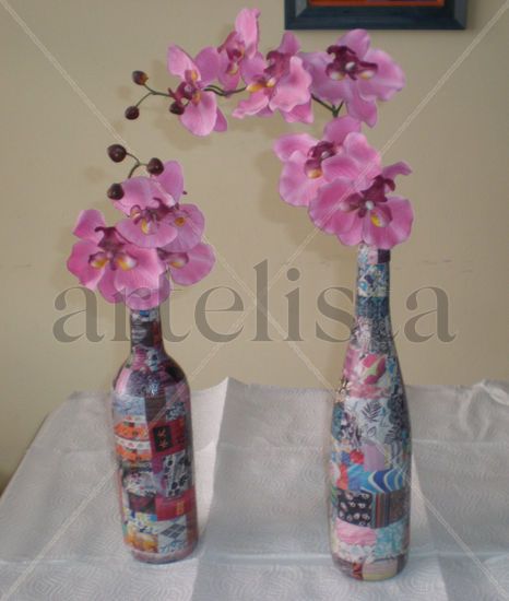 Botellas decoradas 