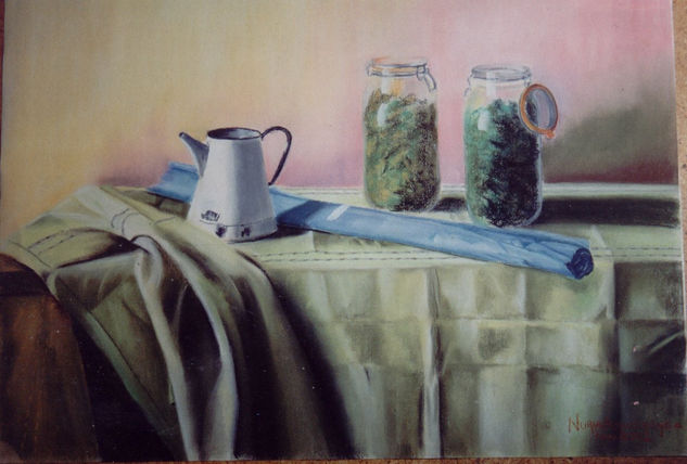 07 bodegon Pastel Canvas Still Life Paintings