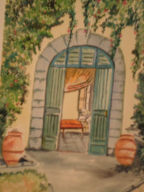 Puerta del patio