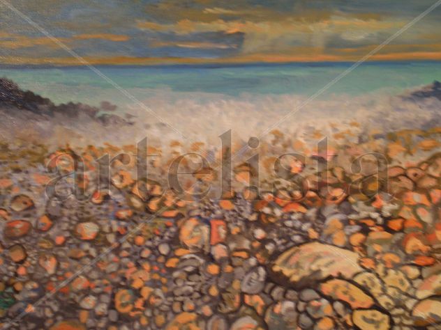 ATARDECER Y ROCAS