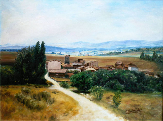 La torre Avila Oil Canvas Landscaping