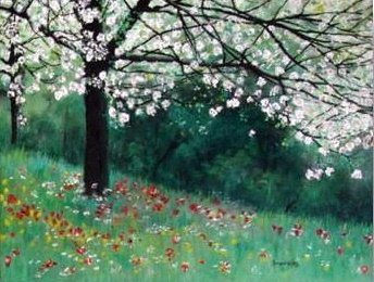 Las cuatro estaciones (Primavera) Oil Canvas Landscaping