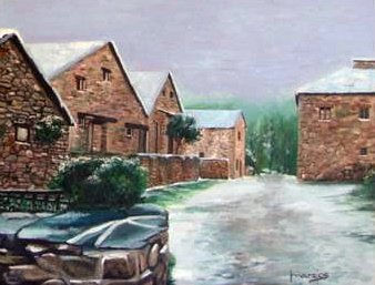 Las cuatro estaciones (Invierno) Oil Canvas Landscaping