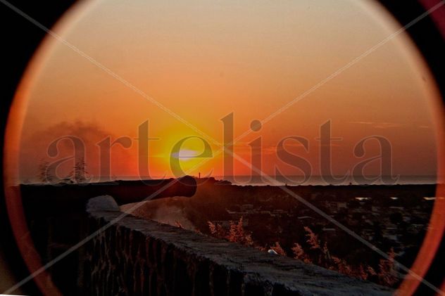 Encañonando al atardecer